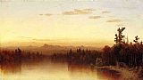 Sanford Robinson Gifford A Twilight in the Adirondacks(1) painting